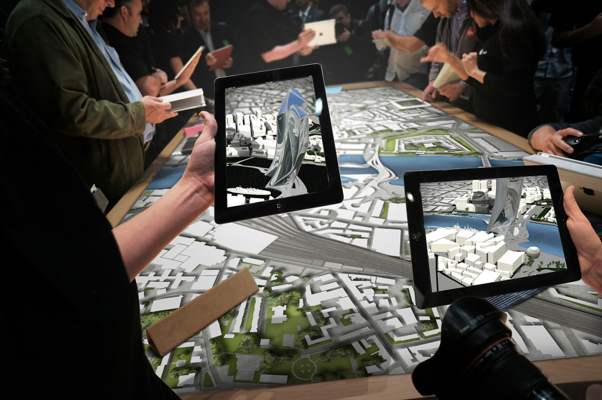 London masterplan Augmented Reality architectural presentations